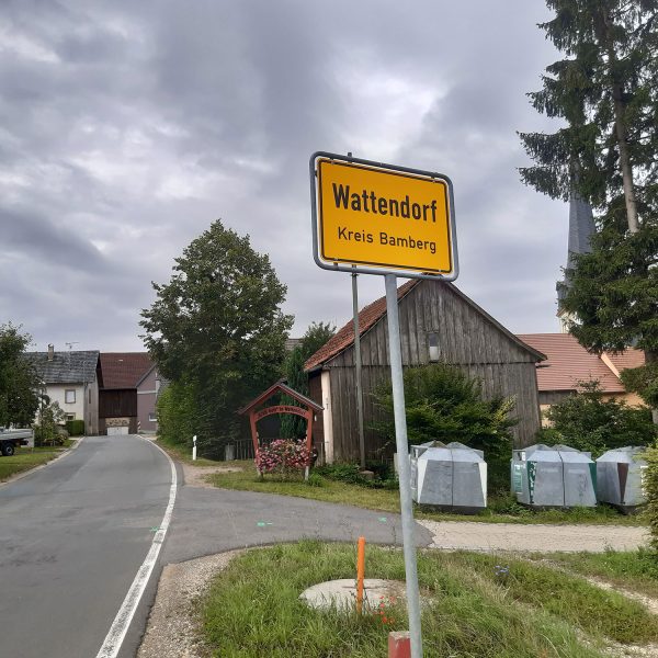 Asphaltbau / Straßenerneuerung bei Wattendorf / Bayern